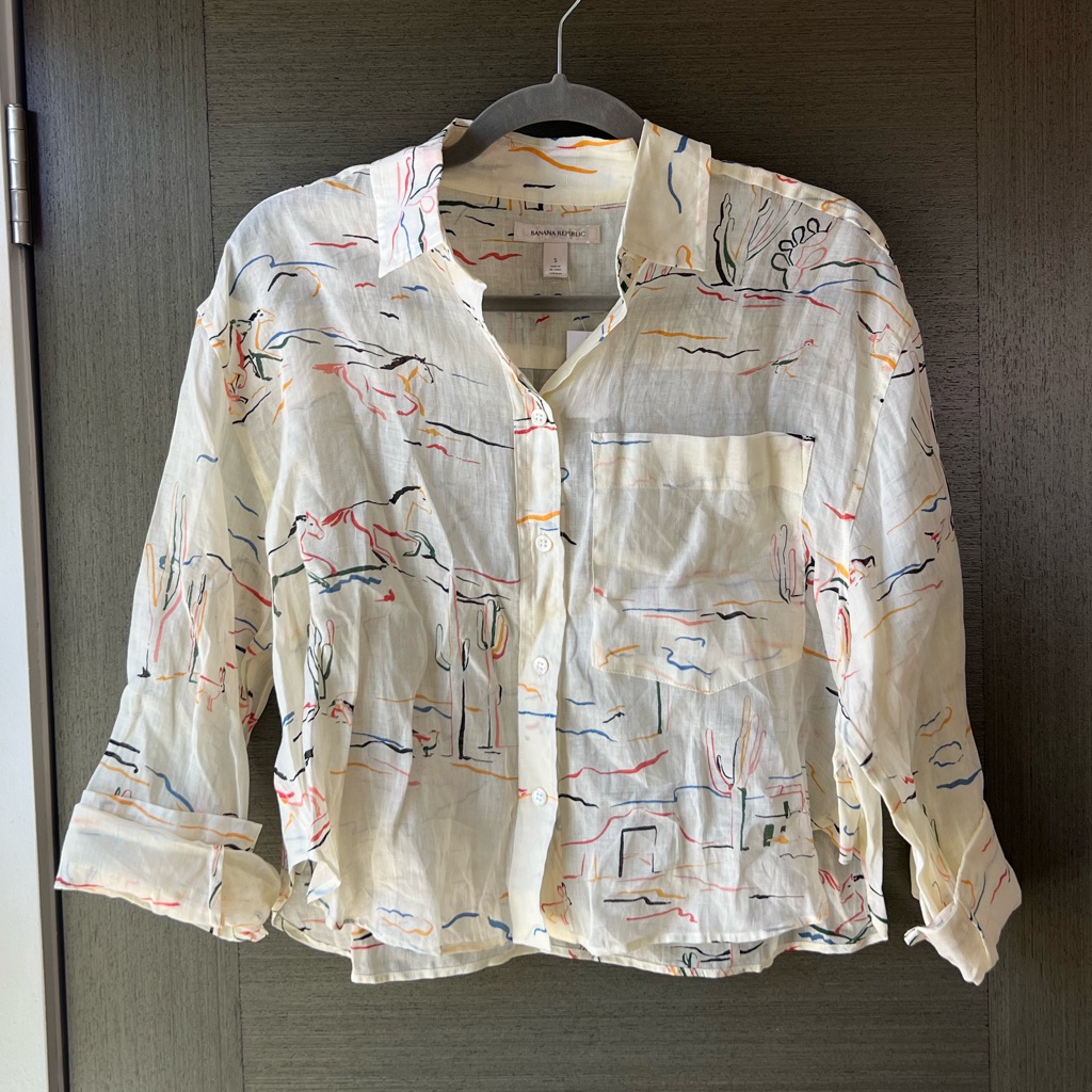 Patterned Button Down
